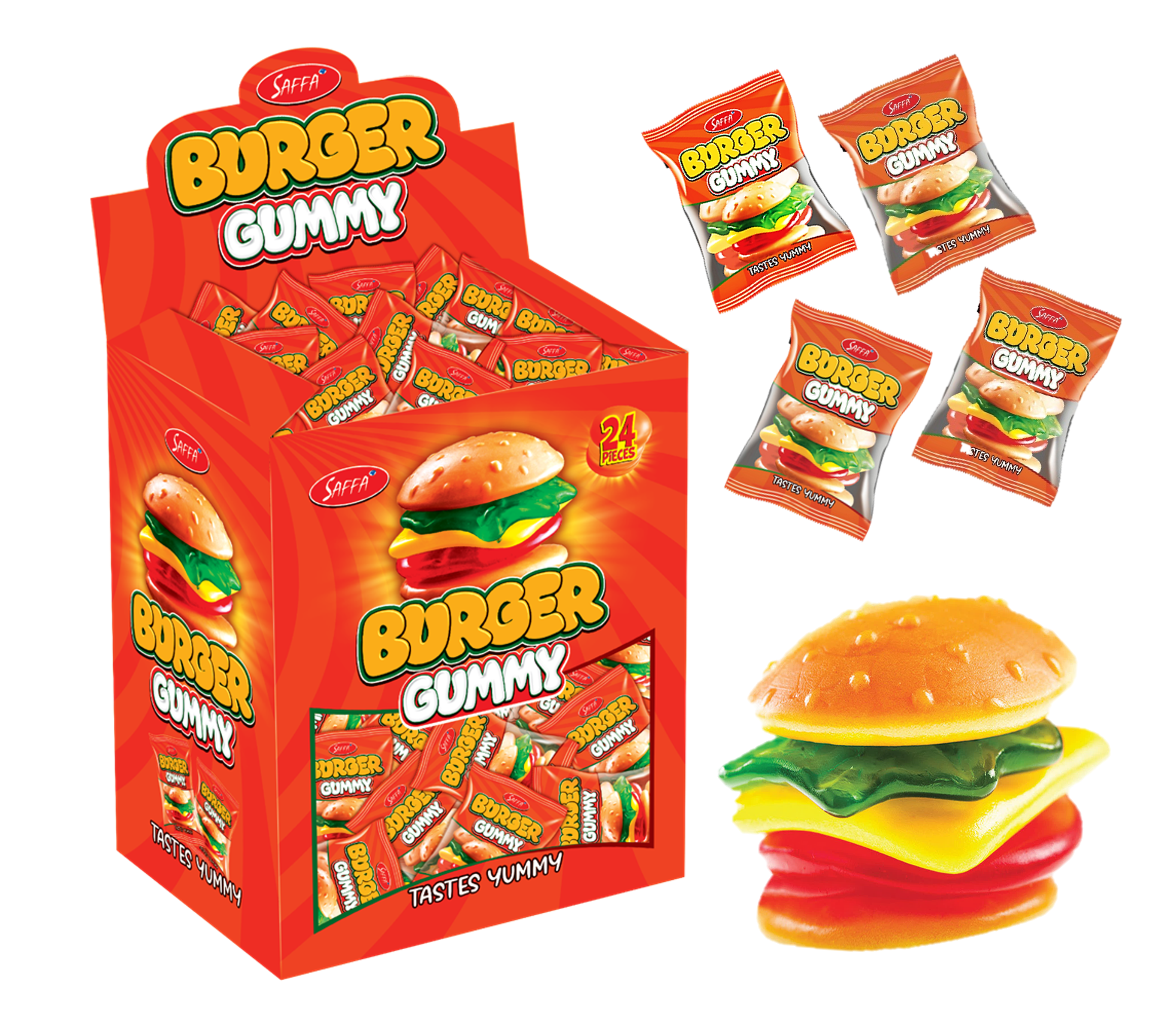 SAFFA BURGER GUMMYS 14G