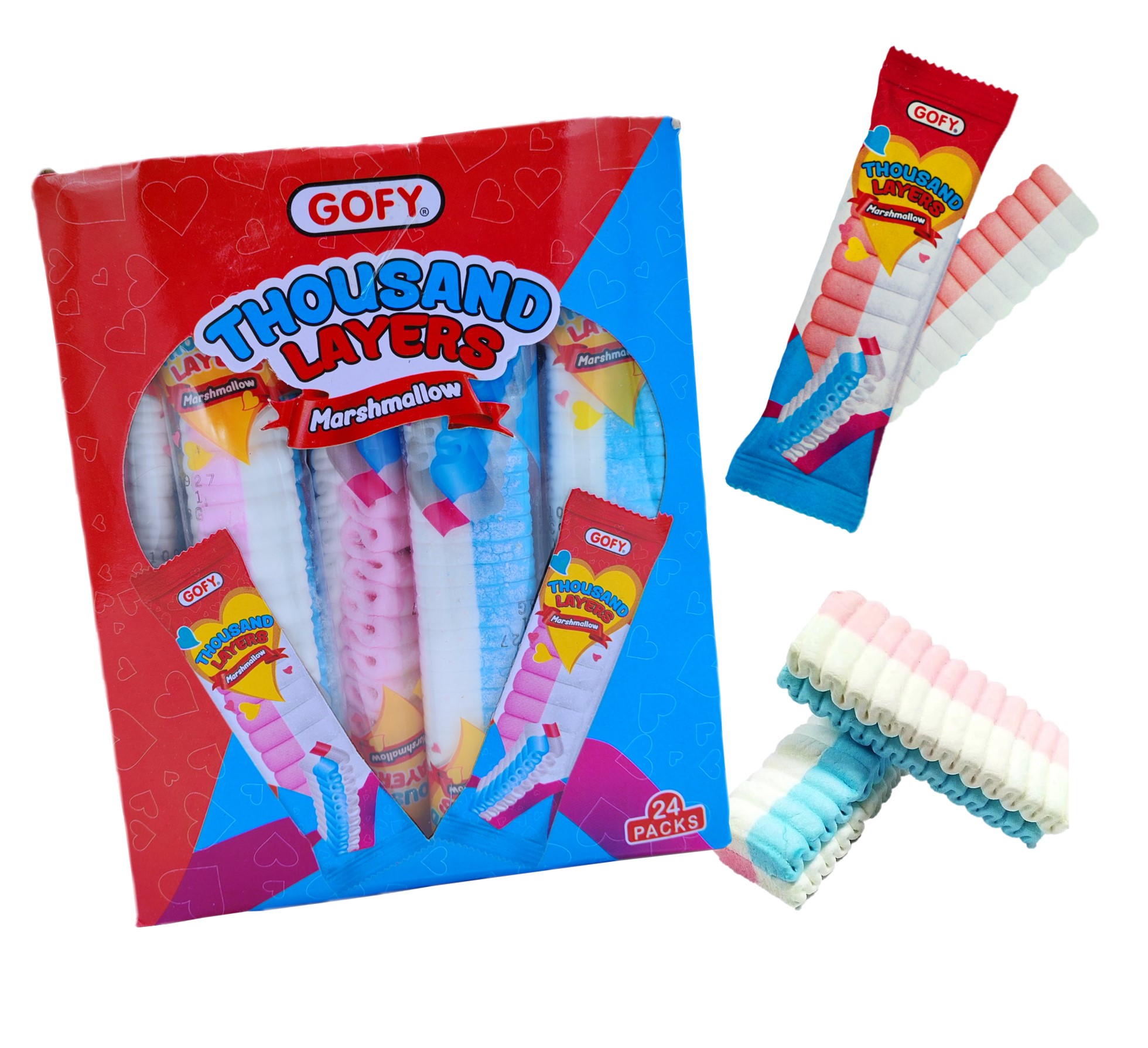 GOFY THOUSAND LAYERS MARSHMALLOWS 18G X 24