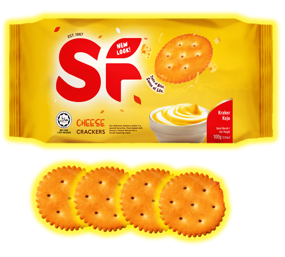 CRISPY CHEESE CRACKER