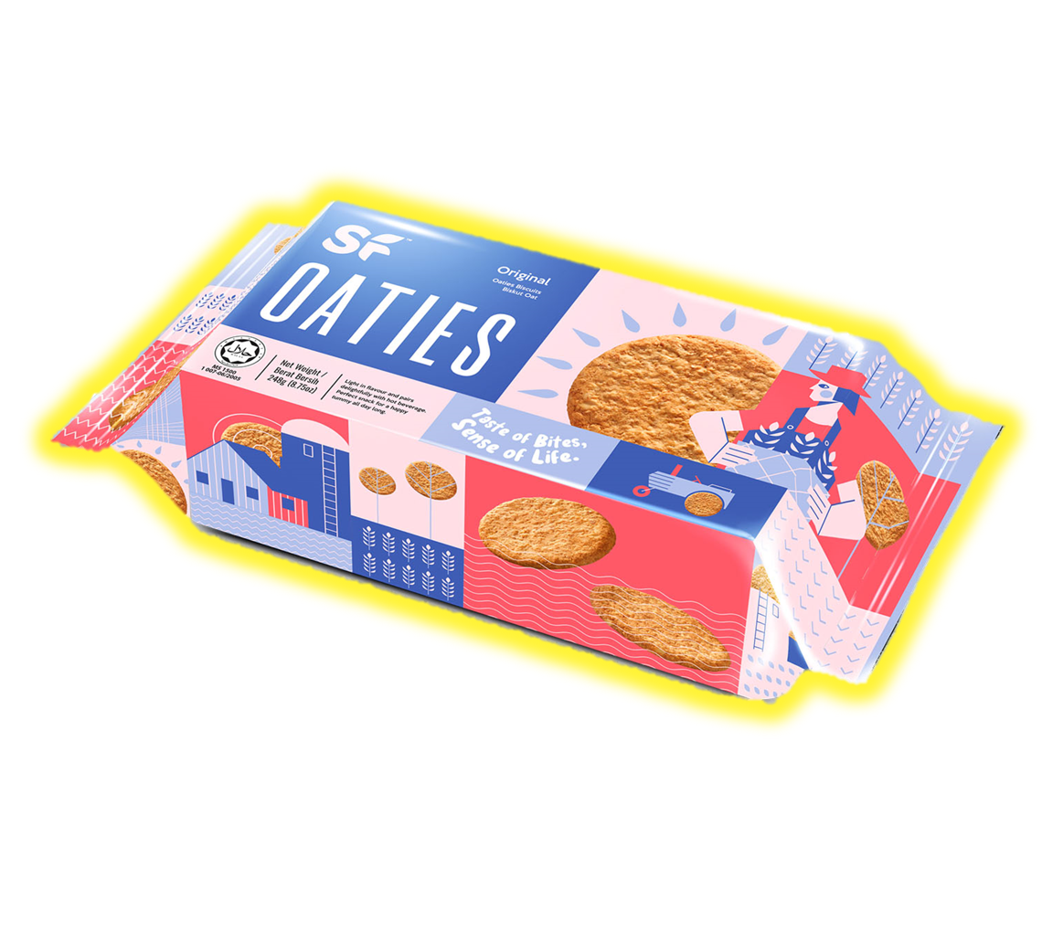 ORIGINAL OATIES OATS BISCUITS 248 GRAMS 