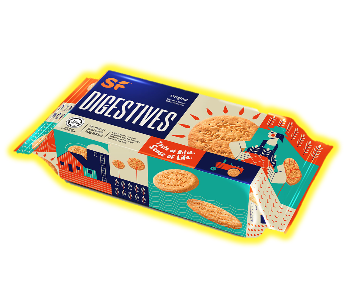 ORIGINAL DIGESTIVE BISCUITS WHEAT 250GRAMS 